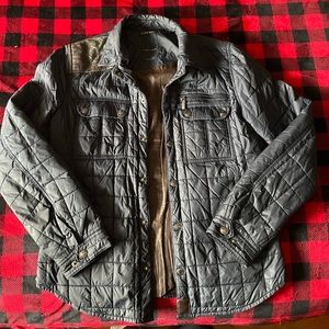 Navy blue checkered jacket (Zara Men)